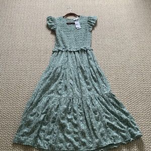 SEA  *NEW WITH TAGS* Thandi Sleeveless smocked dress in Mint Green, Size 6